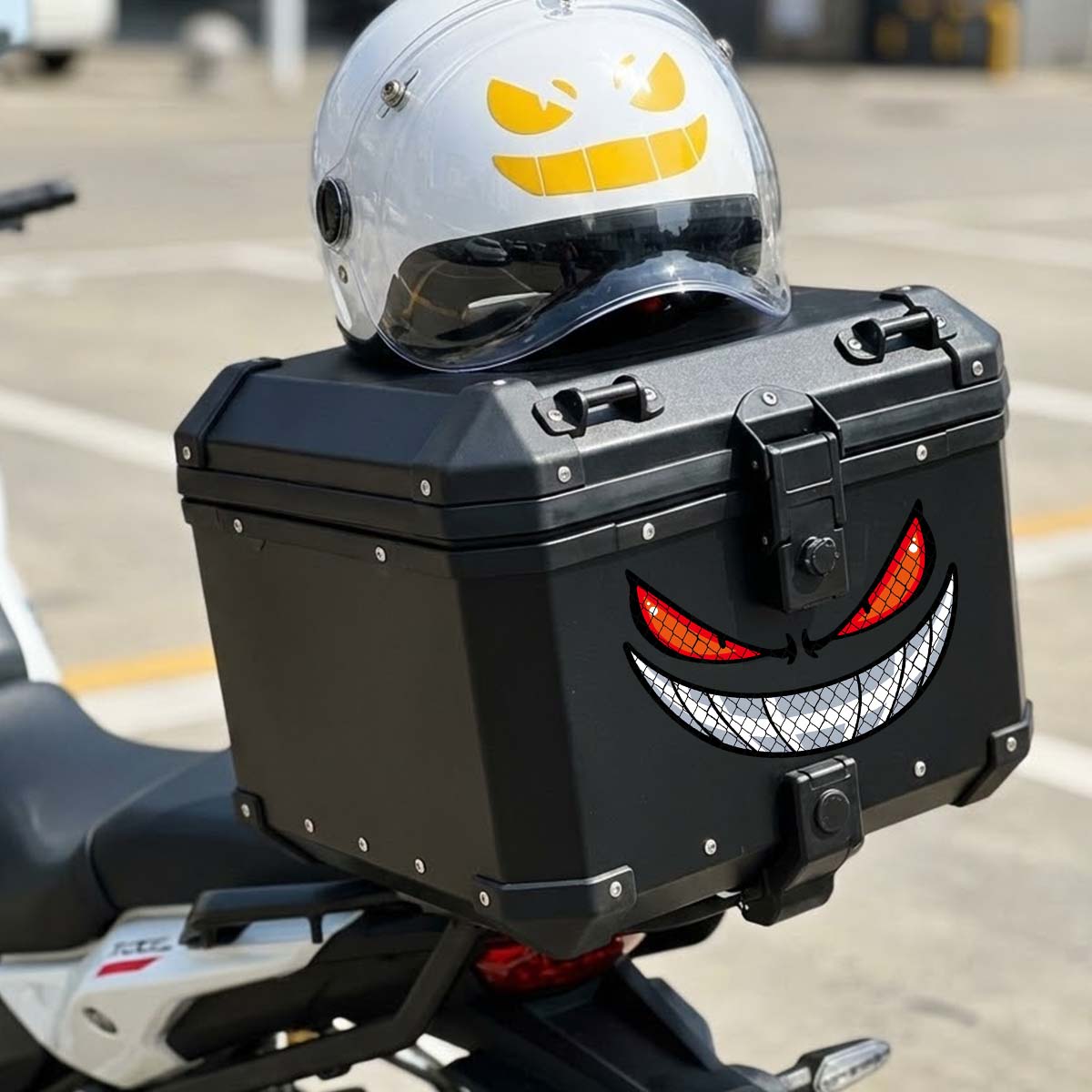 JDM Demon Eyes Gengar светоотр – обзор и цена Scooter Helmet Set