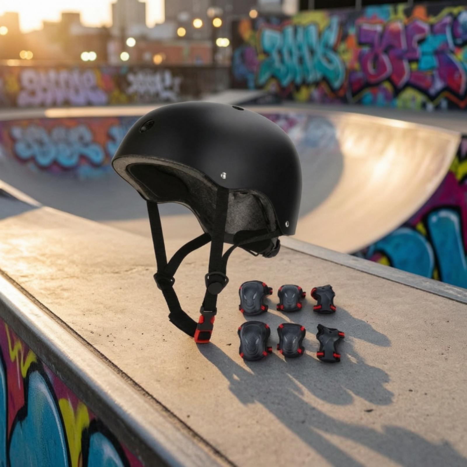 Матовый черный многофункционал – обзор и цена Scooter Helmet Set