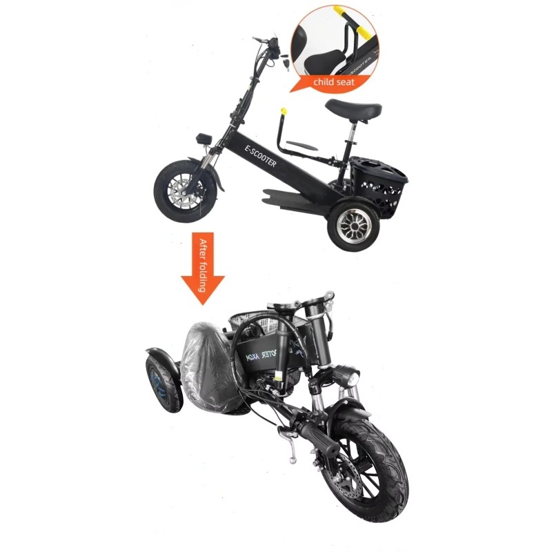 【2026】Трехколесный двухместный – обзор и цена Electric Scooter 500W