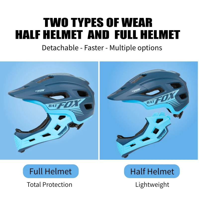 BATFOX полнолицевой шлем, детс – обзор и цена Scooter Helmet Set