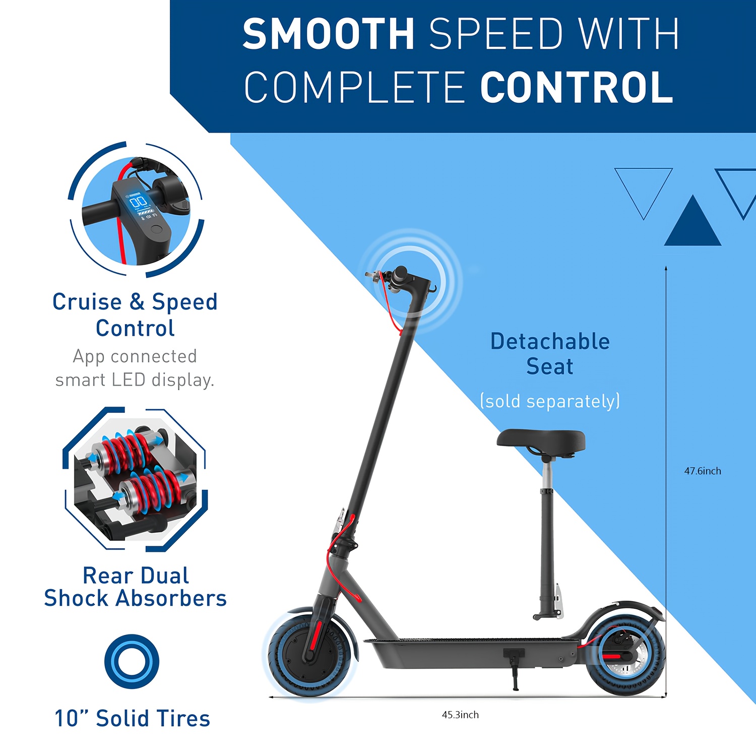 Электросамокат Hiboy S2 Pro 50 – обзор и цена Electric Scooter 500W