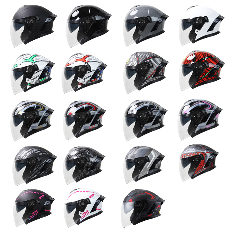 715 Мотоциклетный шлем с откры – обзор и цена Scooter Helmet Set